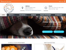 Tablet Screenshot of lavittanimalhospital.com